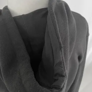 Pretty Little Thing Solid Black Relaxed Fit Hoodie Sweatshirt Size Small thumbnail 12