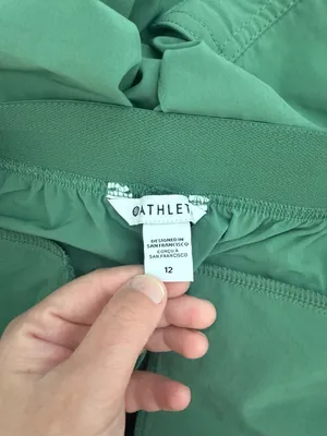 Athleta Vienna Cargo Pants Women 12 Vineyard Green Utility Hiking Travel Stretch thumbnail 6