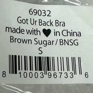 We Are HAH Got Ur Back Bra Brown Sugar Lace Size S thumbnail 5
