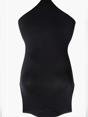 SKIMS Essentials $88 Crew Neck Sculpting Bodysuit NEW Black Sz XXS/XS Thong thumbnail 2