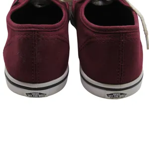 Vans Classic Low Top Skate Shoes Maroon Burgundy Sneakers Size 7.5 thumbnail 7