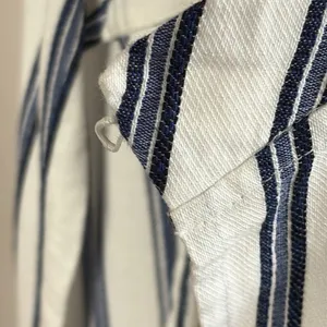 Free People Tuxedo Stripe Wrap Dress Sleeveless‎ Blue Side Slit Size XS thumbnail 12
