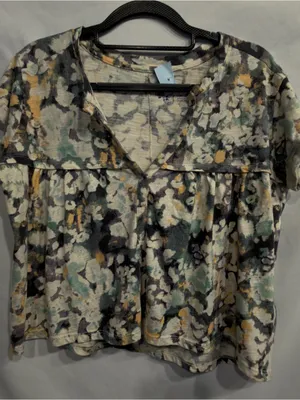 Anthropologie Pilcro Babydoll Henley Tee | Size XXS-oversized-NWT thumbnail 6