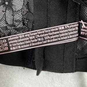 Victoria's Secret Very Sexy Black Floral Lace High Neck‎ Bralette Small thumbnail 6