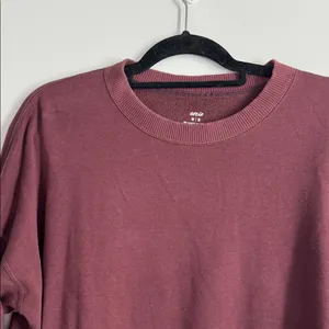 Aerie Dusty Rose Oversized Pullover Size M thumbnail 2