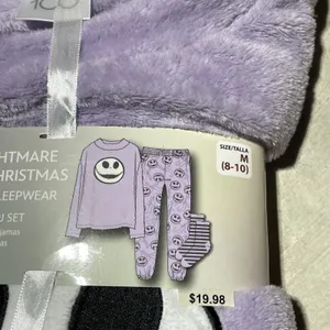 Disney The Nightmare Before Christmas Women's 3-Piece Family Pajama Set, AOP Size M thumbnail 3