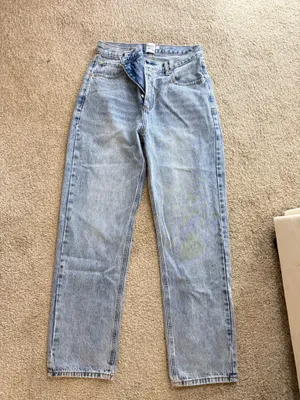 Princess Polly Asymmetrical Jeans thumbnail 3