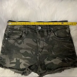 See Thru Soul High Rise Boyfriend Shorts Camo 25 thumbnail 8