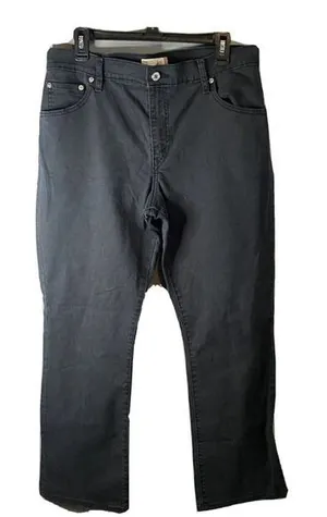 Levi's 550 Relaxed Boot Cut Women‎ 14M Black Cotton/Spandex Jeans thumbnail 1