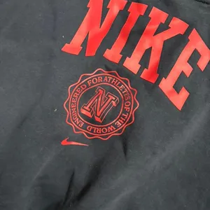 Nike navy quarter‎ zip crop with red embroidery. Size S thumbnail 5