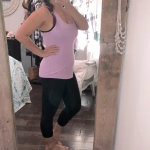 Next Level large lavender color athleisure top thumbnail 2