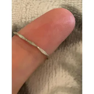 ring band sterling silver 925 beautiful unique size 4 thumbnail 5
