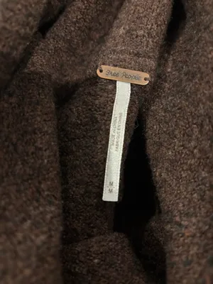 Free People Echo Beach Pullover Sweater in Brown Size Medium thumbnail 7
