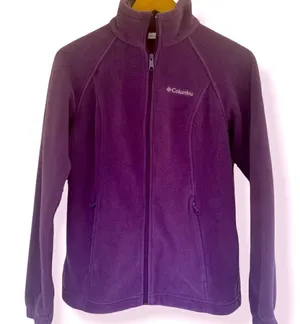 Columbia purple full zip fleece Small thumbnail 1