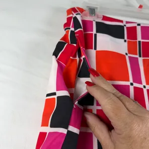 EP Pro Golf Skort Womens‎ 2 Red Pink Geometric Block Print Activewear Skirt thumbnail 11