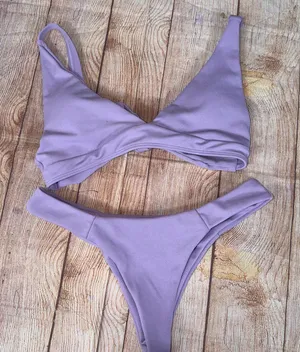Purple Medium Bikini Set thumbnail 1