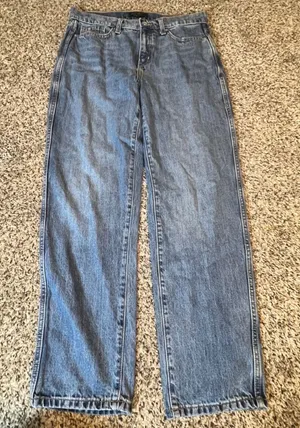 Banana Republic High Rise Straight Fit Jeans Womens‎ 29/8 Medium Wash Blue Denim thumbnail 1
