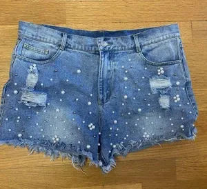 P Cill String of Pearls Coastal Cowgirl Western Granola Preppy Jean Shorts thumbnail 1