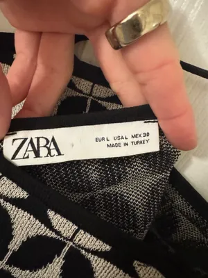 ZARA tank top, never worn size Large thumbnail 3