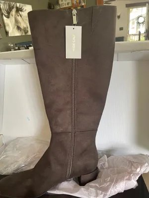 Bandolino Dark Brown Over-the-Knee Suede Boots thumbnail 3