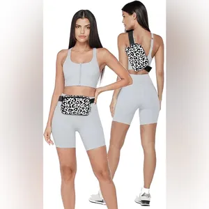 NWT Black & White Leopard Mini Belt Bag | Crossbody Fanny Pack thumbnail 2