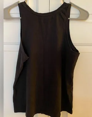 Disney Black Tank with Neon Rainbow Mickey Mouse thumbnail 4