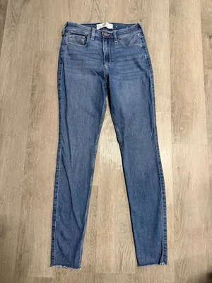 Hollister curvy high rise super skinny jeans thumbnail 2