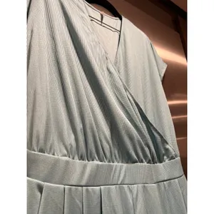 Halara v Neck Short Sleeve Pocket Wide Leg Flowy Waffle Casual Jumpsuit XL nwot‎ thumbnail 3