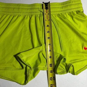 NIKE womens dri fit training running athletic shorts avocado green size xs thumbnail 6