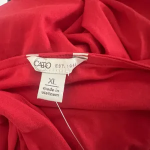 Cato Serenity Soul Maxi Dress In Racing Red Size XL Empire Waist Tomato Girl thumbnail 8