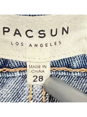 PacSun Denim Skirt Zip Size 28 thumbnail 7