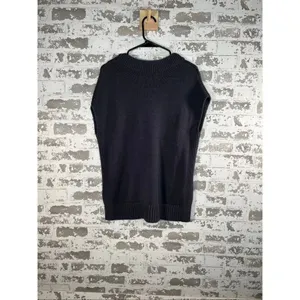 Loft | women knitted blue sweater vest thumbnail 9