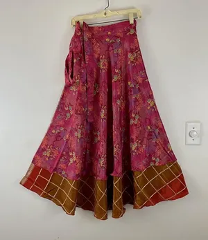 Boutique Reversible Maxi Wrap Skirt BINW509 thumbnail 1