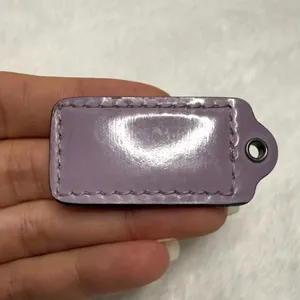 1.5” COACH Purple Fob Bag Charm Hang tag Hangtag thumbnail 2