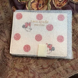 Authentic KATE SPADE LImited Edition leather dots Disney card case thumbnail 5