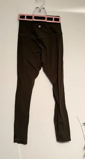 Lululemon Align High-Rise Leggings 25" Dark‎ Olive Green Size 4 Nulu Yoga Pants thumbnail 1