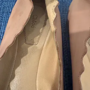 Chloe Pink Scalloped Ballet Flats thumbnail 2