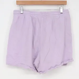 Old Navy Shorts Womens L Sweat Shorts Purple Drawstring French Terry thumbnail 4
