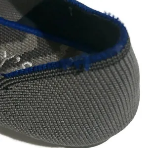 Rothy's Charcoal Gray and Blue Trim Pointy Women's Flats Size 8 thumbnail 5