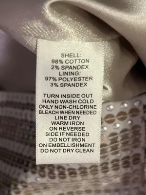 White House Black Market Metallic Sequin Diamond Skirt Womens 6 EUC Tan Gold thumbnail 6