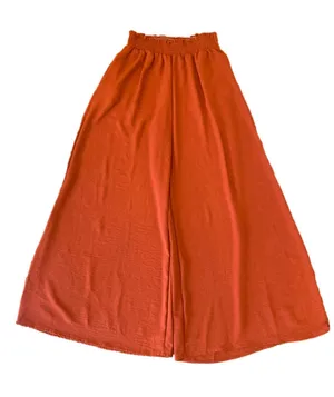 Women's Haptics Wide Leg Pants Size L Burnt Orange thumbnail 1