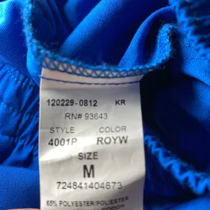 Cherokee Workwear Scrub‎ Pants Unisex Medium Royal Blue Nurse Healthcare NWT thumbnail 5