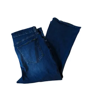 Jen 7 By 7 For All Mankind Kick Crop Dark Denim Jean Size 18 Stretch Casual Fall thumbnail 4