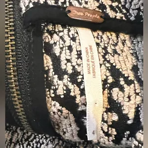 Final price Free people Women's Black and Cream Skirt thumbnail 4