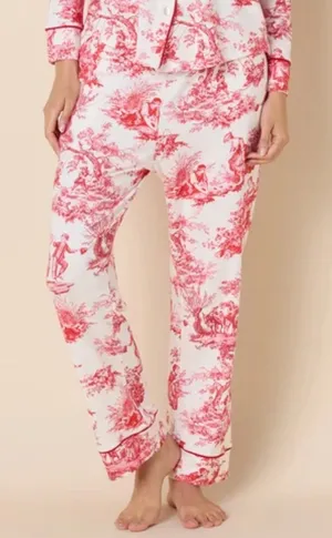 The Cats Pajamas Idle Hours Pima Knit Pajama Pants Women’s Medium thumbnail 1