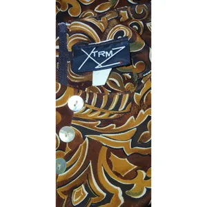 Vintage Brown Paisley Shift Dress Sheer Overlay Sleeveless Lagenlook Boho Midi thumbnail 4