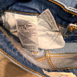 Levis Big E Wedgie Fit Jeans‎ Distressed Raw Hem Denim Size 24 Straight thumbnail 10