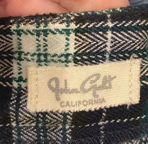 Brandy Melville Plaid Wrap Skirt Kilt Green Blue Preppy School Girl XS S thumbnail 6
