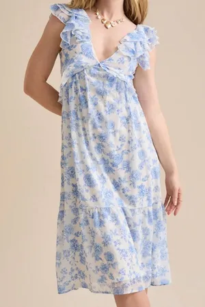 NEW Altar’d State Floral Midi Dress Size XL Available NWT thumbnail 1