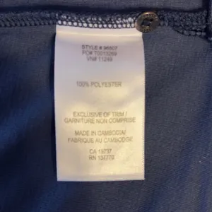 1728 | Roots 73 Waffle‎ Knit Wicking Polo Shirt Navy Blue Womens Large thumbnail 6